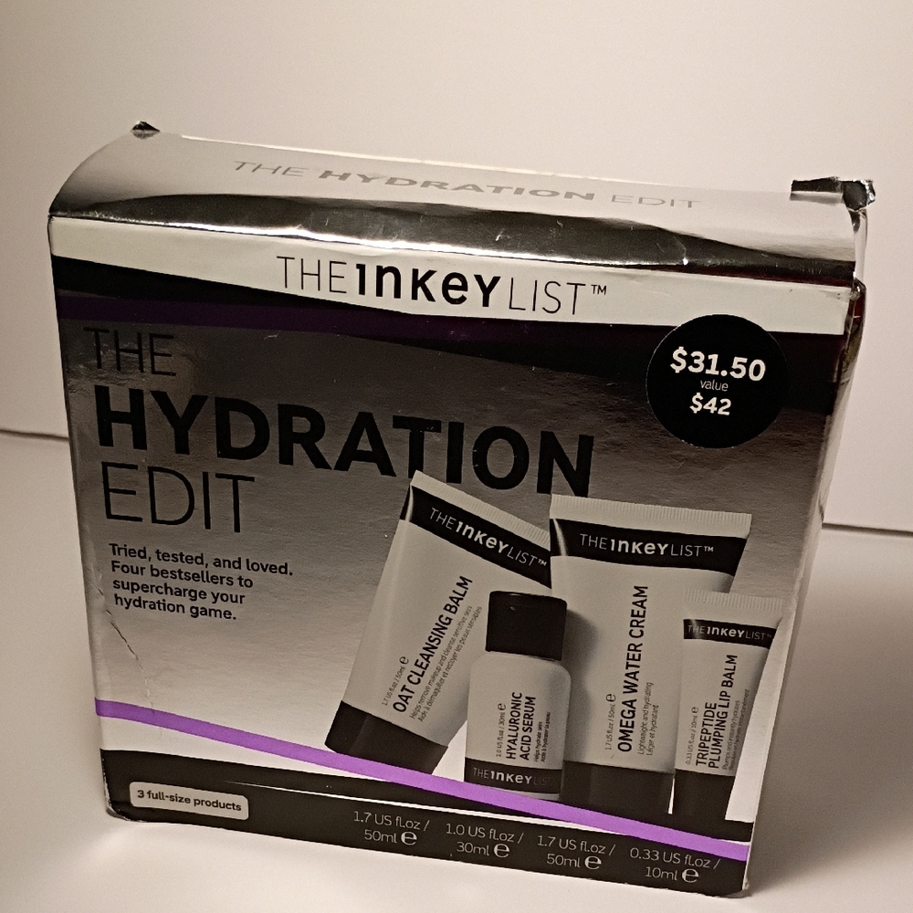 The Inkey List Hydration Edit Skincare Set